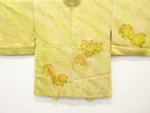 JAPANESE HAORI / ALL SHIBORI /  IVY LEAVES